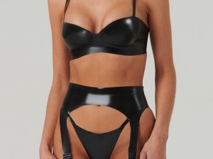 Latex Goddess Lingerie Set