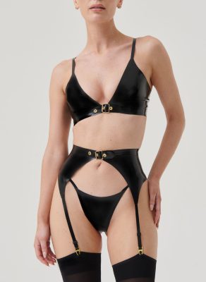 Latex Libertine Lingerie Set