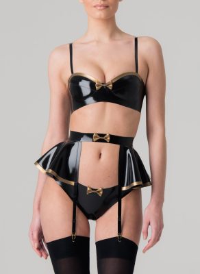 Latex Godiva Lingerie Set