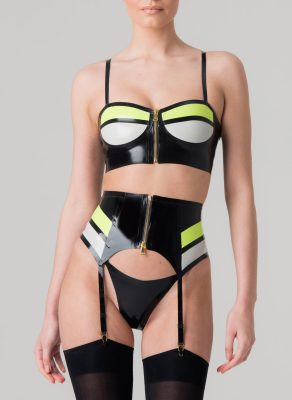 Latex Liaison Lingerie Set