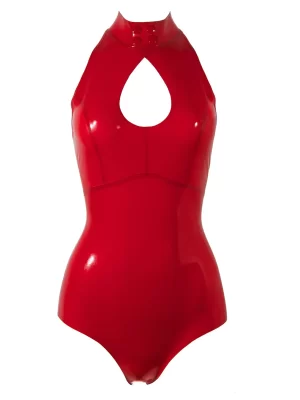 Keyhole Latex Bodysuit