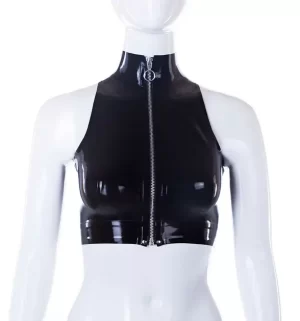 Adriana Latex Crop Top