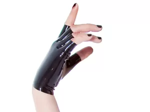 Basic short latex gloves