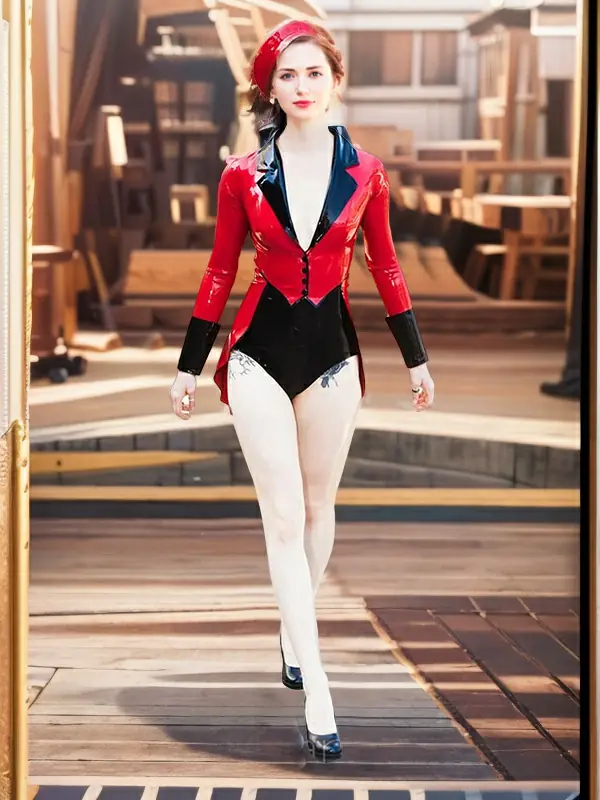 Daphne Latex Tailcoat