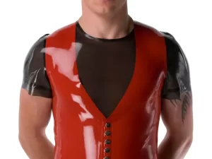 Men's Latex With Button Waistcoat