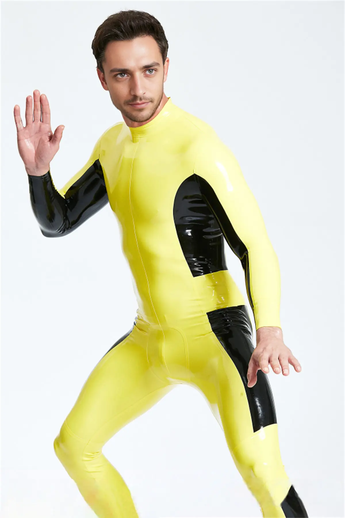 Male Crossway Front Zip Catsuit