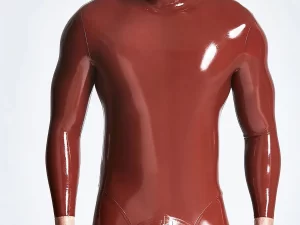 Male Sleekness Basic Neck Entry Latex Catsuit