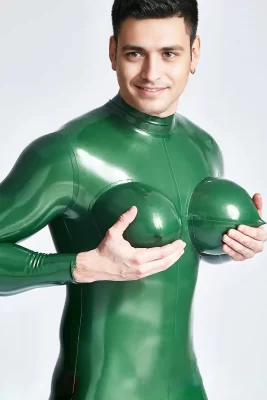 Male Inflated Boobs Catsuit