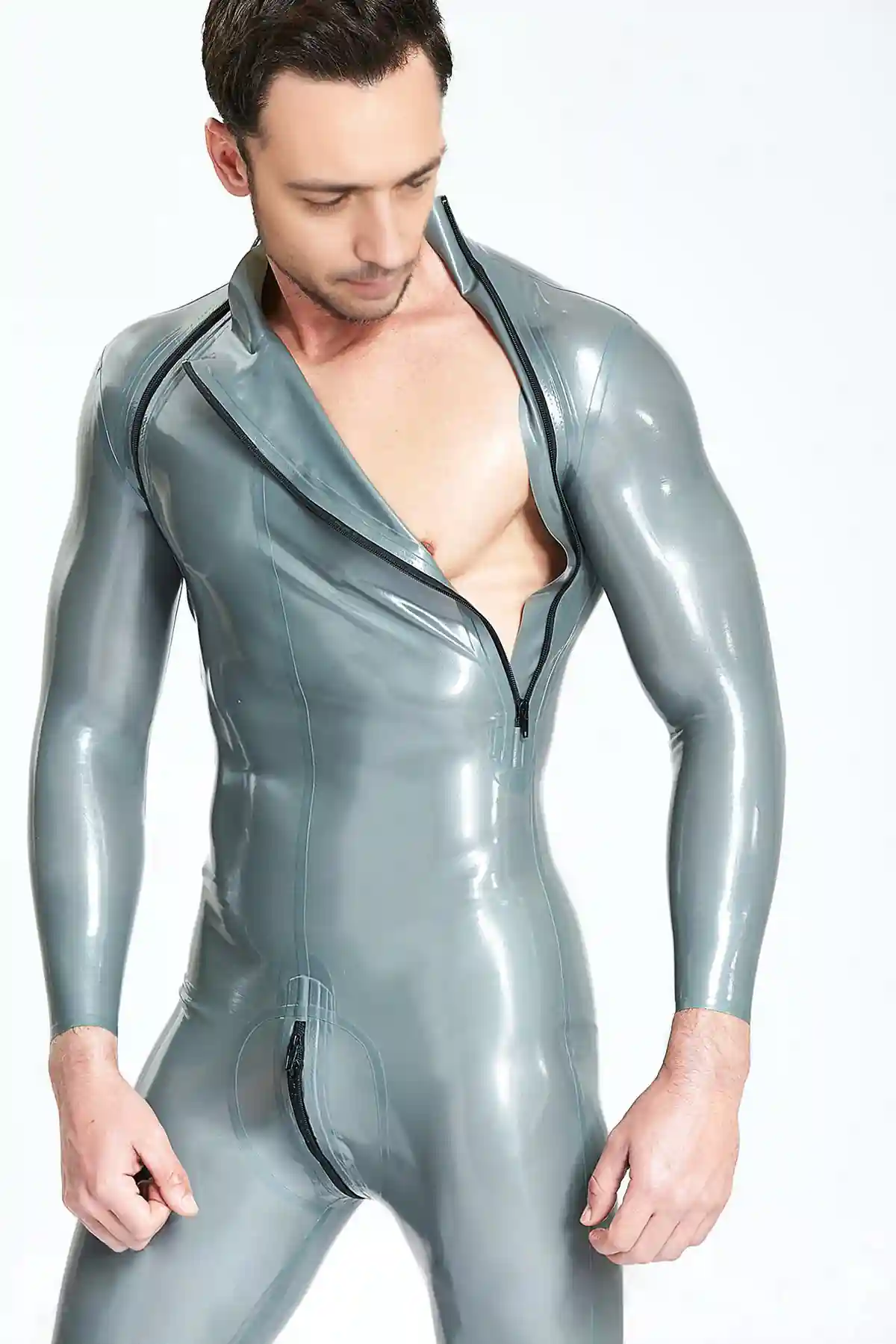 Male Shoulder-zip Catsuit