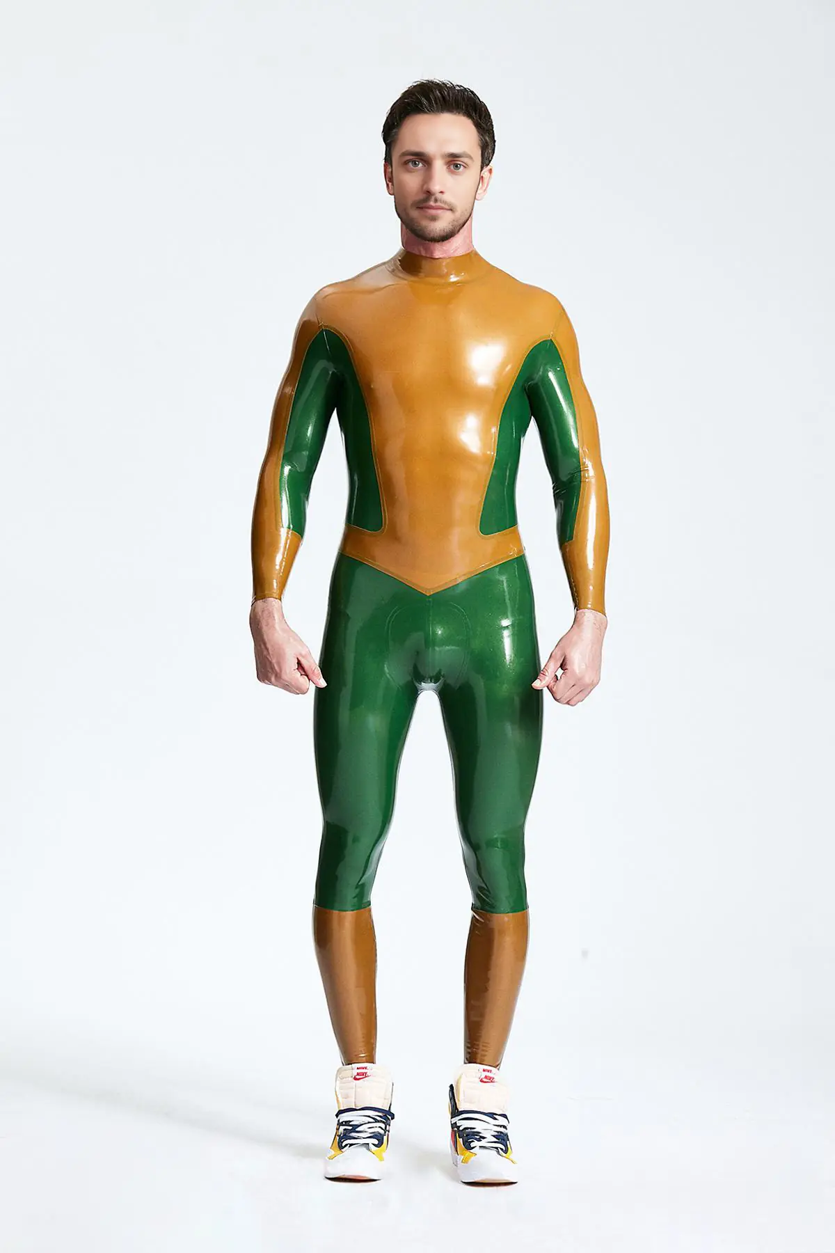 Male Galactica Back Zip Catsuit