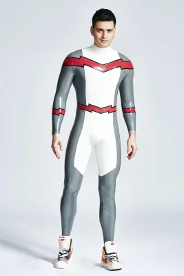 Male Firebolt Back Zipper Catsuit