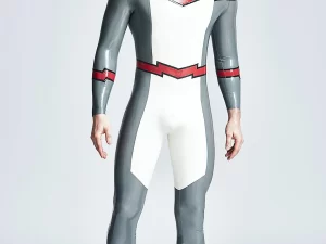 Male Firebolt Back Zipper Catsuit