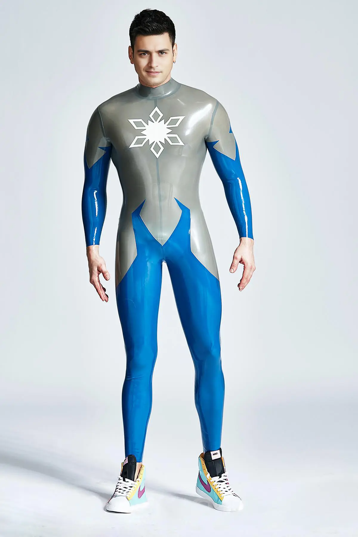 Male Moonstruck Back Zipper Catsuit