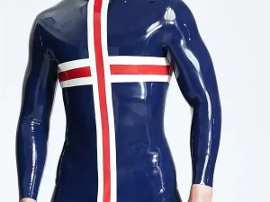 Male Patriotic Cross Catsuit