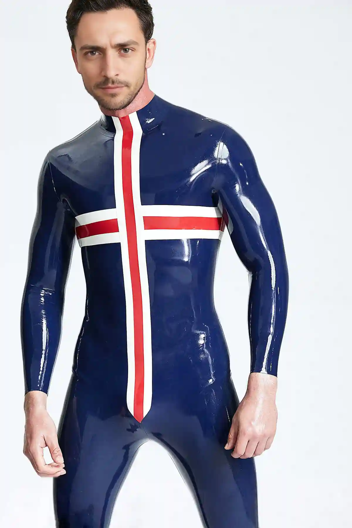 Male Pup Back Zip Catsuit