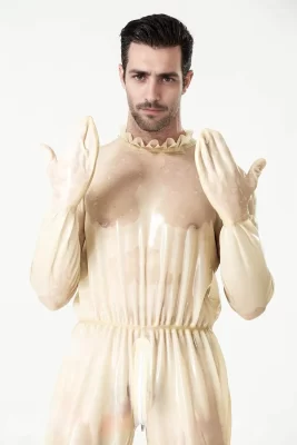 Male Frivolous Translucent Play Suit