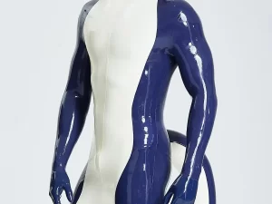 Male Purr-fect Inflated Tail Catsuit With Feet & Gloves