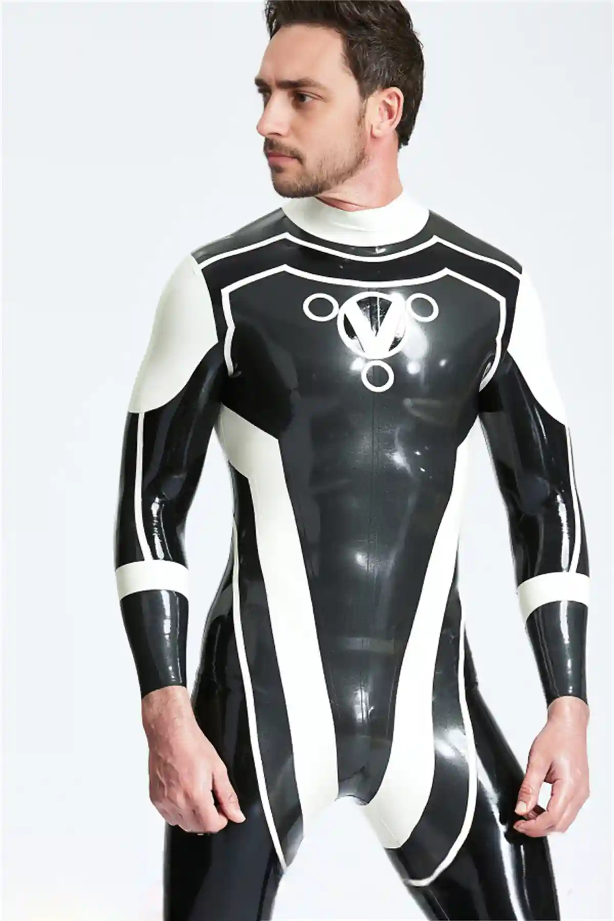 Male Drone Back Zip Catsuit