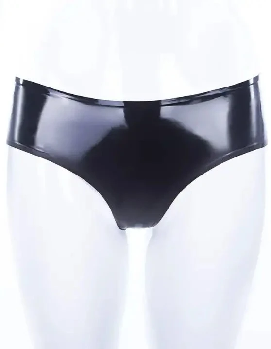 Latex Strap-on O-ring, metal-wear Thong with Cut Out Heart