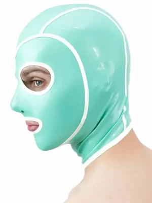 Latex Hood with Trim ?C Round Eyes