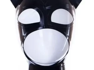 Kitty ears latex hood