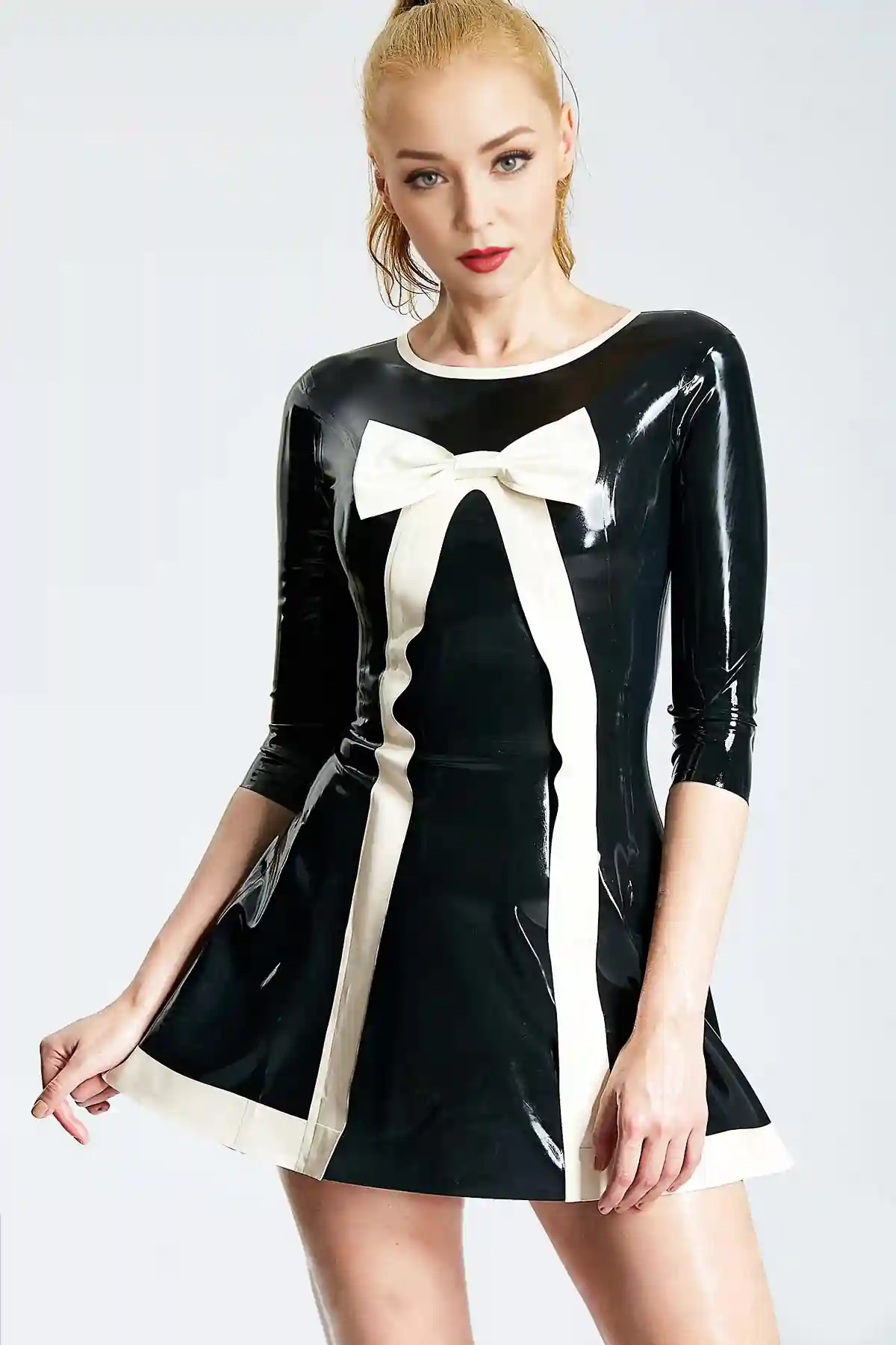 Latex Pinnacle Cocktail Dress