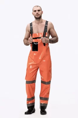 Latex Male Firefighter Off-Duty Dungarees