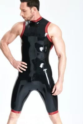 Latex Male Waverider Sleeveless Surfsuit