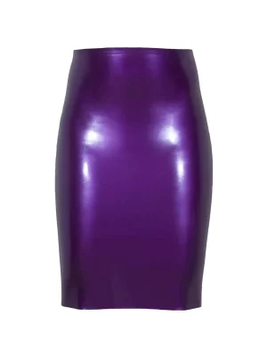 Latex Dina Zip Skirt